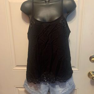 Black tank top